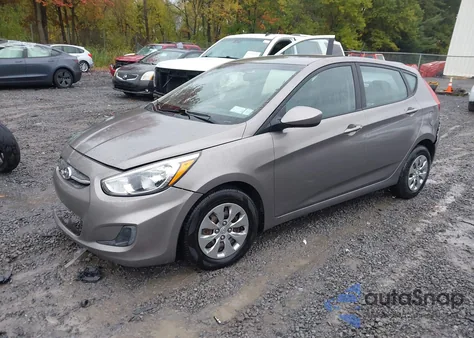 2017 Hyundai Accent Se z USA, uszkodzony, nr VIN KMHCT5AEXHU357715